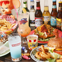  昼から夜までワイワイ楽しめるシェアメニュー