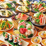 自慢の鮮魚を宴会コースでも満喫いただけます♪
