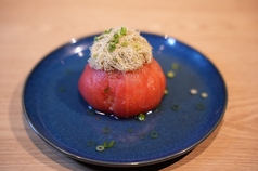 とろろ昆布トマトの冷やしおでん