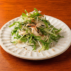 蒸し鶏と有機野菜のサラダ