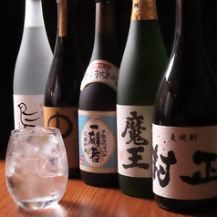 白州や山崎などの銘酒から旬の地酒まで豊富にご用意◎