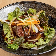 牛肉と玉ネギの焼き肉風味