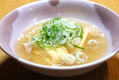 だし巻き卵 湯葉と九条ネギのあんかけ