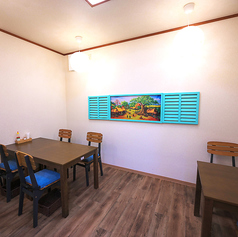 3~4名様のテーブル席です。