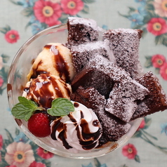 ガトーショコラのパフェ