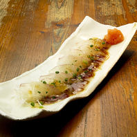 新鮮な食材を使った料理が自慢！