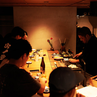 炎を楽しむライブキッチン