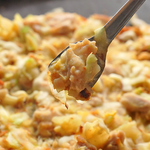 もんじゃ焼きの香ばしい香りが食欲をそそる！