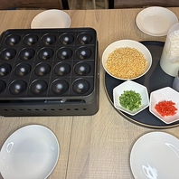 手ぶらでOK!タコパセットを御用しております!