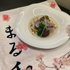 桜鯛のちり蒸し～桜香る旨出汁のあん～