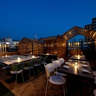 駅チカ！開放感あふれる屋上テラスで贅沢なひとときを♪