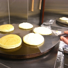 こだわりのパンケーキの写真
