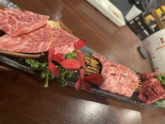 黒毛和牛赤身3種盛り合わせ