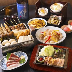 京出汁おでん 青森地鶏 酒場 634 新橋店のコース写真