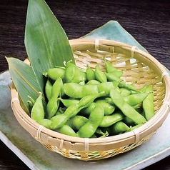 茹でたて塩茶豆