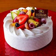 バースデーケーキあり