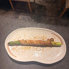 肉巻きアスパラ一本焼き