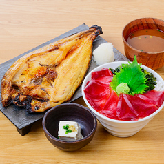 海鮮丼とひもの定食 1650円~