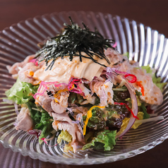 豚しゃぶと生湯葉のサラダ