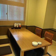 木目調の落ち着きある掘りごたつで過ごすのんびり時間★