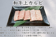 和牛上カルビ