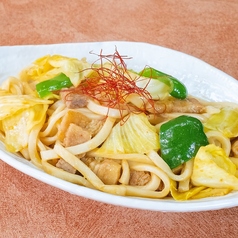 回鍋肉焼きうどん