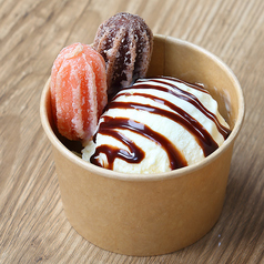 ミニチュロス＆アイスクリーム