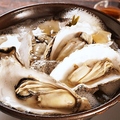 料理メニュー写真&nbsp;牡蠣土鍋蒸し（五個）