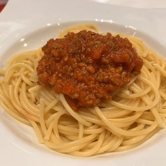 ミートソースパスタ