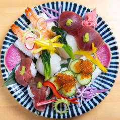 手まり寿司と天ぷら イヅモの写真
