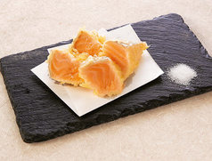 サーモンのレア天ぷら