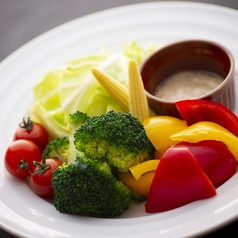 色どり野菜のバーニャカウダ