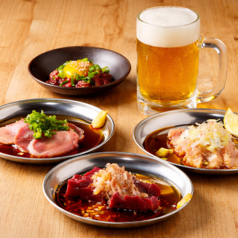 贅沢！肉刺し＆ラムユッケ盛り