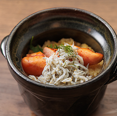 しらすと明太子の土鍋ご飯