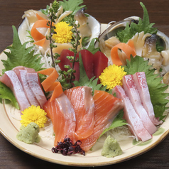 5点盛り合わせ (中トロ/マグロ赤身)