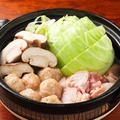 料理メニュー写真&nbsp;濃厚鶏白湯スープの水炊　1人前
