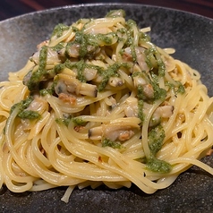 【塩味】あさりバジルスパゲッティ