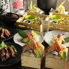 お酒と飯たしなみのコース写真