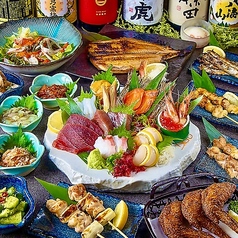 完全個室居酒屋 炉端焼き×炭火焼き鳥×旬鮮魚 3時間飲み放題 鳥邸屋川崎駅前店特集写真1