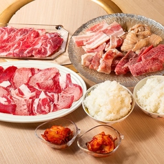 岡山県産有機野菜と和牛 焼肉 かどやのコース写真