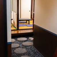 お座敷ございます。