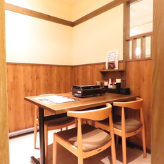 半個室テーブル席は雰囲気◎