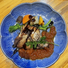 天然真鯛のグリル1800円