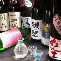 【豊富な日本酒】