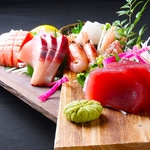 ★鮮魚のお造りは見た目も華やか♪