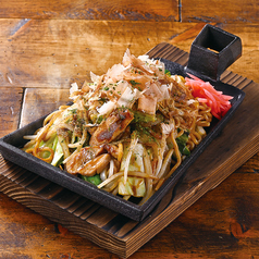 長崎白雪食品ちゃんぽん麺使用　濃厚ソースの鉄板焼きそば