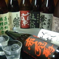 豊富な地酒ラインナップはおもてなしに◎