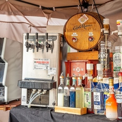 クラフトビール4種が飲み放題です！