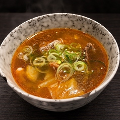 自家製和牛の牛筋スープ