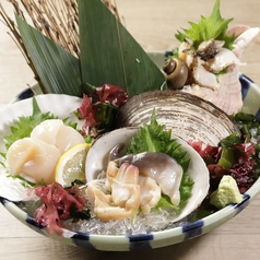 貝刺し3種盛り合わせ